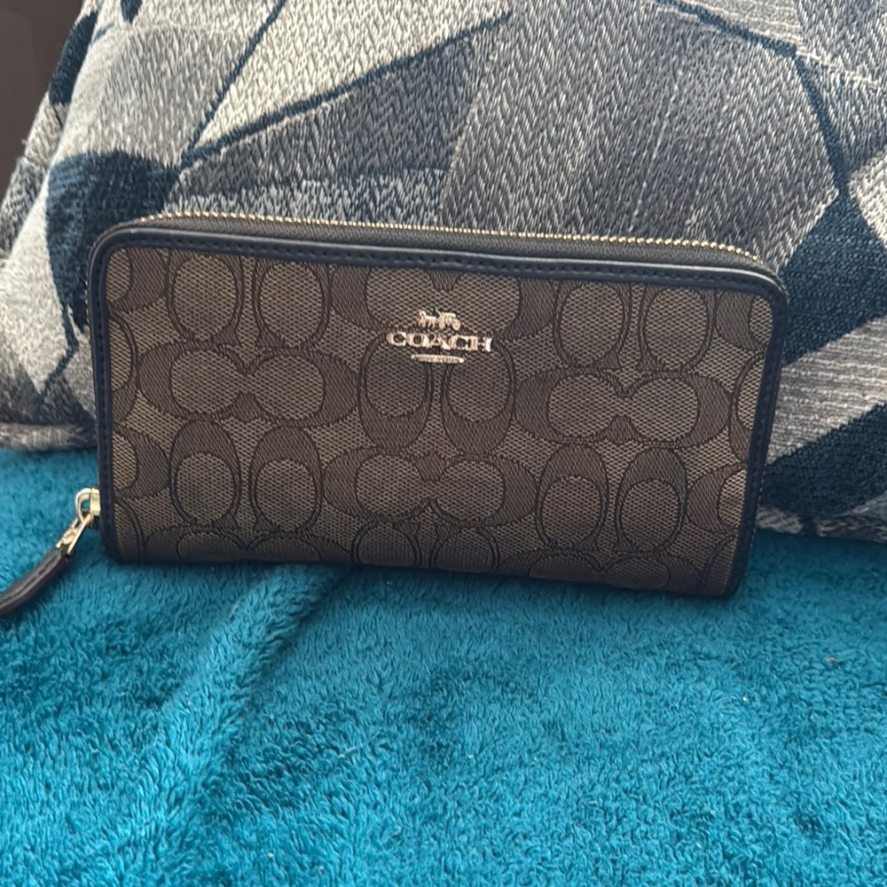Coach Brown Signature Wallet